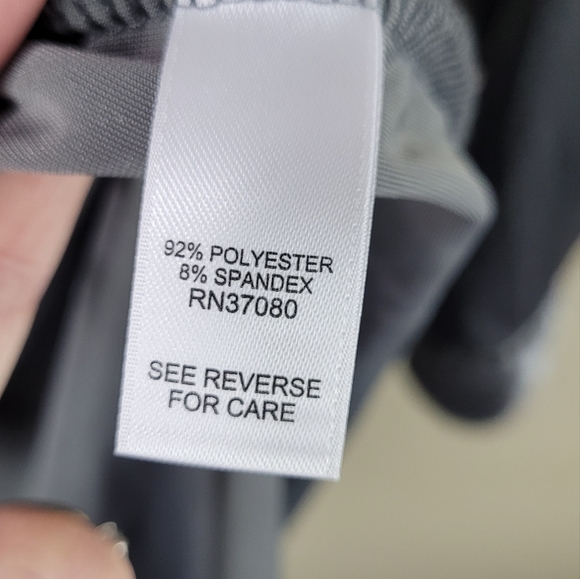 Cato Shirt Womens XS Tunic Grey Stretch‎ Velvet Popover Holiday Christmas - Picture 5 of 12